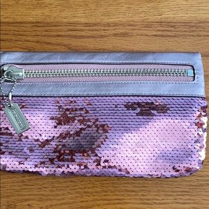 Coach Sparkly Clutch